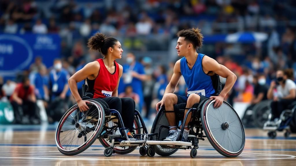 Athletes in Wheelchair Basketball Demonstrate Exceptional Abilities at Global Competition